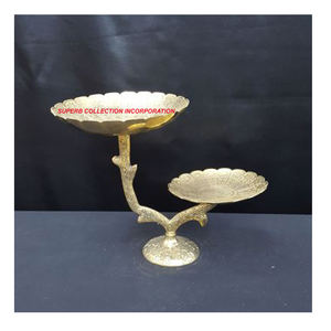 Support décoratif de luxe en laiton gaufré à trois niveaux avec plusieurs couleurs en forme de chocolat Vente chaude et de haute qualité - Product Image 2