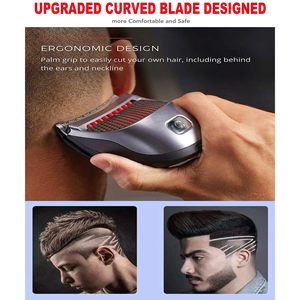 ชุดเครื่องตัดผมไฟฟ้าไร้สายแบบชาร์จ USB สำหรับผู้ชาย พร้อมหวีปรับระดับได้ 9 ขนาด เทคโนโลยีสเปรย์ สำหรับตัดผมเองในรถยนต์ - Product Image 5