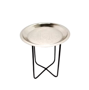 Les tables marocaines élégantes en métal présentent des designs complexes, mélangeant l'artisanat traditionnel avec l'esthétique moderne vente chaude - Product Image 1