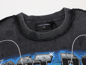 Nouveau T-shirt décontracté à manches courtes pour homme 2026 en coton imprimé motif losanges coupe ample style vintage - Product Image 5