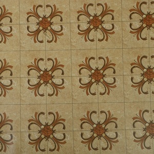 Rouleau de vinyle PVC imprimé moderne Revêtement de sol antidérapant facile à imperméabiliser pour chambres à coucher Salons Hôtels Villas Utilisation intérieure Adhésif - Product Image 3