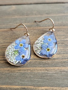 Pendientes de Resina Bordados a Mano, Joyería de Moda de Acero Inoxidable para Mujeres y Niñas, Estilo Clásico para Bodas, Alta Calidad - Product Image 4