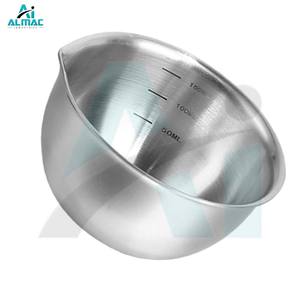 ALMAC Durable Manual <b>Mixing</b> <b>Bowl</b> for Medical Laboratory Use CE Certified 1 Year Warranty Manufactured Rust Resistant Stainless - Product Image 4
