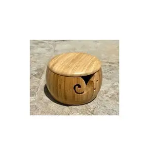 현대 디자인 나무 원사 그릇 최고의 단일 조각 나무 원사 그릇 수제 빛나는 광택 판매