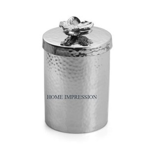 Boîte de rangement pour aliments martelés en acier inoxydable, métal, thé, sucre, café, récipient, article de cuisine arabe à prix abordable - Product Image 1