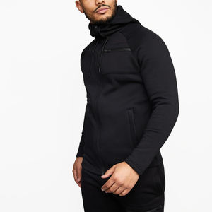 Survêtement de sport unisexe en coton personnalisé grande taille avec sweat à capuche pantalon de jogging ensembles pour hommes avec logo personnalisé saison hivernale - Product Image 3