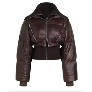 Winter Coat <b>Puffer</b> <b>Jacket</b> for Ladies <b>Jackets</b> <b>Cropped</b> Coat for <b>Woman</b> Streetwear at Reasonable Price 2026 - Product Image 5