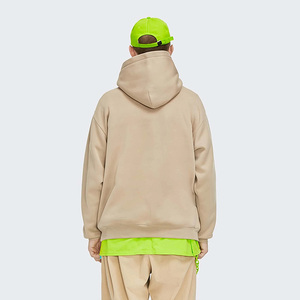 Sweat à capuche décontracté pour homme de qualité supérieure, en tissu polaire 100% personnalisé, avec impression en relief, logo et couleur personnalisés - Product Image 2