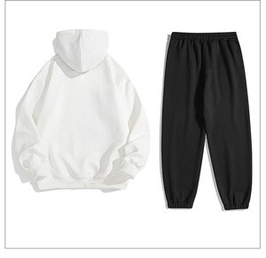 Conjunto de Sudadera con Capucha y Pantalones Oversize Personalizado, Chándal Casual Urbano para Hombre, Sudadera con Hombros Caídos, 100% Algodón para Otoño - Product Image 5