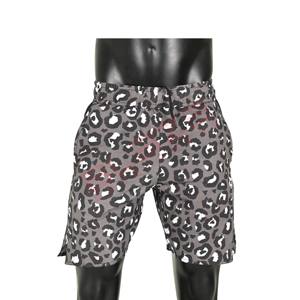 Nouvel arrivage de vêtements de sport Logo personnalisé Polyester Fitness Workout Respirant Outdoor Training 2 en 1 Men cheeta printed Gym Shorts - Product Image 3