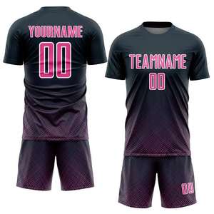 Camiseta de Fútbol Personalizada con Nombre y Número, Uniforme de Fútbol Unisex, Hecha de Tela Inteligente de Spandex/Poliéster, Duradera, de Secado Rápido y Transpirable - Product Image 1