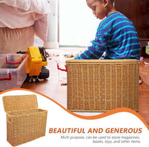 Panier en rotin manuel écologique de luxe Rangement élégant et pratique pour la décoration de jouets de lessive Home Made in Vietnam - Product Image 4