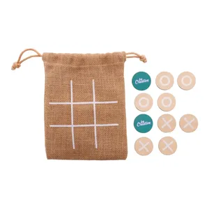 <span class=keywords><strong>JUX</strong></span> Jeu de société éco-responsable en bois Tic-Tac-Toe Gadgets innovants - Product Image 6