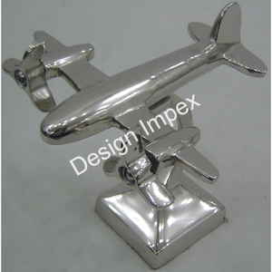 โมเดลเครื่องบินอลูมิเนียมหล่อขึ้นรูปทำด้วยมือทำด้วยมือแบบ100% สำหรับจัดแสดงบนโต๊ะอาหารโมเดลเครื่องบินหรูหราเหมาะสำหรับเป็นของขวัญ - Product Image 1