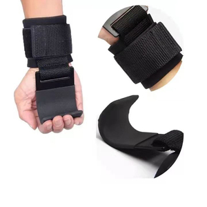 ยิมยกน้ําหนักหนักดึงการฝึกอบรม Neoprene เหล็กข้อมือปาล์มป้องกันสายรัดยกกําลัง - Product Image 1