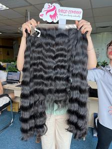 วิกผมคนผมดิบแบบเวียดนามลอนธรรมชาติผมต่อแบบหยิกหยักศกแบบคู่ - Product Image 3