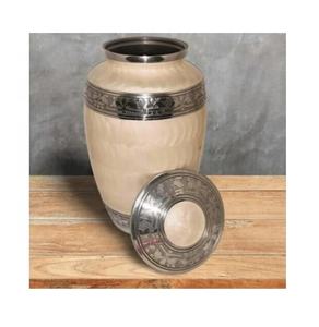 Urna funeraria para adultos hecha a mano de calidad antigua 100%, urna de cremación, urna de latón macizo para cenizas humanas - Product Image 3