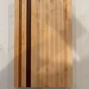 MS เขียงไม้งานฝีมือ & จานเสิร์ฟทรงสี่เหลี่ยมทนทานเครื่องล้างจานหนา12มม. ปลอดภัย - Product Image 1