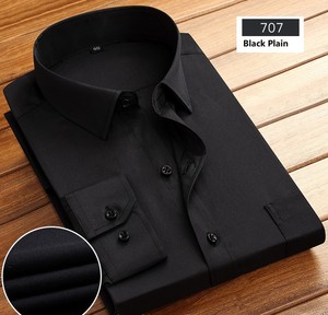 Camisas de Hombre Formales de Manga Larga, de Poliéster y Algodón, en Diferentes Colores, Personalizadas al por Mayor, Lisas, Casuales, para Negocios - Product Image 6