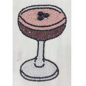 Patch de broderie perlé à la main d'approvisionnement direct d'usine pour robes Sarees Abayas et accessoires de mode disponibles à la vente - Product Image 3