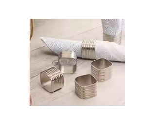 Affordable Top Selling Table Accessories Metal Napkin <b>Ring</b> Gold Finished Best Wedding Table Serviette <b>Ring</b> - Product Image 4