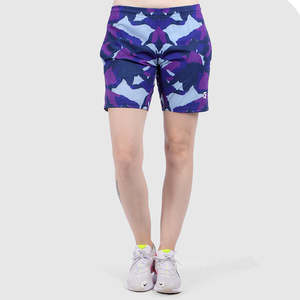 Purple for Armour Graphic Shorts with Pattern Decoration - Product Image 4