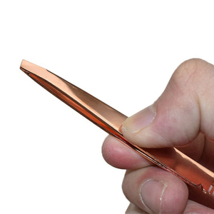 Pinzas de peine para cejas con punta inclinada de acero inoxidable de alta calidad Diseño único para belleza y cuidado personal - Product Image 2