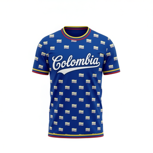 Maglia da Calcio Unisex Colombia 2029 per Coppa del Mondo, Motivo Bandiera, Set Regalo per Tifosi - Product Image 2