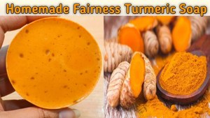 Meilleure vente emballage personnalisé Logo 100% savon de nettoyage naturel pour le visage traitement blanchissant 120g barre de savon au curcuma ANGLE - Product Image 5