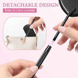 HEXA CARE Miroir de cils détachable Outil d'extension et de maquillage de cils en acier inoxydable de qualité supérieure, produits durables pour les professionnels - Product Image 3