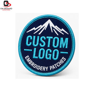 New Arrival Embroidered 3D Custom Garment <b>Patches</b> with Canvas Fabric Premium Quality <b>Sew</b>-<b>On</b> Style Custom Colors & Logos - Product Image 4