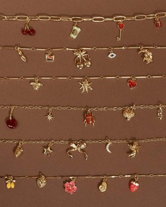 Pendentif en acier inoxydable simple et tendance, vente chaude 2026, accessoires de bricolage, pendentif en or véritable 18 carats pour filles, accessoires de bijoux - Product Image 3