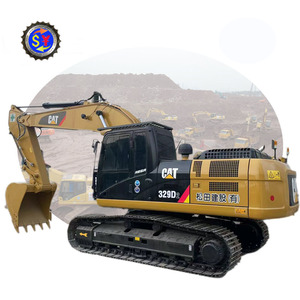Excavadora Hidráulica CAT de 29 Toneladas, Excavadora de Orugas Usada Barata, Original 329D2L de Caterpillar Japón - Product Image 1