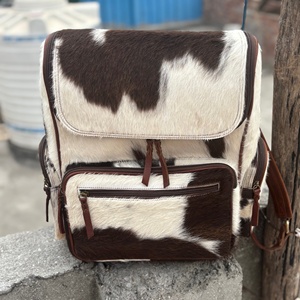 2025 Custom Handmade Brown High Quality Full Grain Leather Backpack <b>Mens</b> Leather Laptop Backpack Zipper Closure Travel <b>Bag</b> sets - Product Image 1