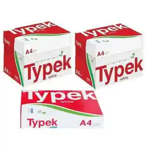 Typek A3 A4 เครื่องถ่ายเอกสารกระดาษ/TYPEK A4 เครื่องถ่ายเอกสารกระดาษ 80gsm/a4 ขนาดกระดาษ 210x297 มม.500 แผ่นต่อ ream 5 ขอบต่อกล่อง
