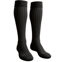 Chaussettes de compression montantes personnalisées avec logo pour hommes, séchage rapide, hiver, 100 % couleurs personnalisables, uniforme d'équipe de football, vente en gros