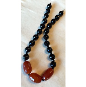 Collier de déclaration d'ange de perles de résine bleue pour les femmes bijoux de mode cadeau d'anniversaire fait à la main - Product Image 4