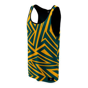 Camiseta sin mangas de calidad superior para hombre, camiseta sin mangas con estampado por sublimación para hombre, camiseta sin mangas holgada hecha en Pakistán - Product Image 2