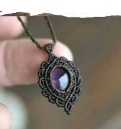 Collar de labradita de forma ovalada de 20-30mm hecho a mano a la moda, joyería de moda con chapado en plata de latón para fiestas de Navidad - Product Image 3