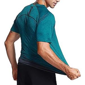 เสื้อกีฬาแขนสั้นแห้งเร็วระบายอากาศได้ดีสำหรับออกกำลังกายเสื้อวิ่งเข้ายิมเสื้อผ้ากีฬาแขนสั้นใหม่สำหรับฤดูร้อน - Product Image 6