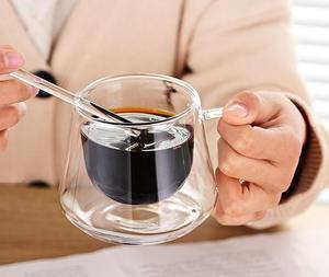 ถ้วยกาแฟทำด้วย<span class=keywords><strong>มือ</strong></span>แก้ว100% 200มล. แก้วกาแฟและชาแก้วกาแฟเอสเปรสโซลาเต้คาปูชิโน่ - Product Image 4