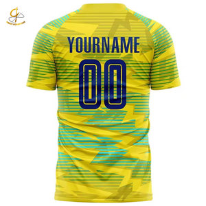 Maillot de football personnalisé de haute qualité, design unique, impression numérique, 100% polyester respirant, couleur personnalisée, nom de l'équipe - Product Image 2