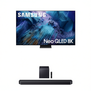 65-Inch 8K LED Smart <b>TV</b> with <b>Mini</b> LED Soundbar Subwoofer Home Theater System - Product Image 2