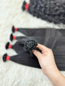 Extensions de cheveux en kératine à pointe plate, I-tip, V-tip, nano-anneaux 6D 9D, lisses, résistantes, longue durée, toutes les couleurs - Product Image 6