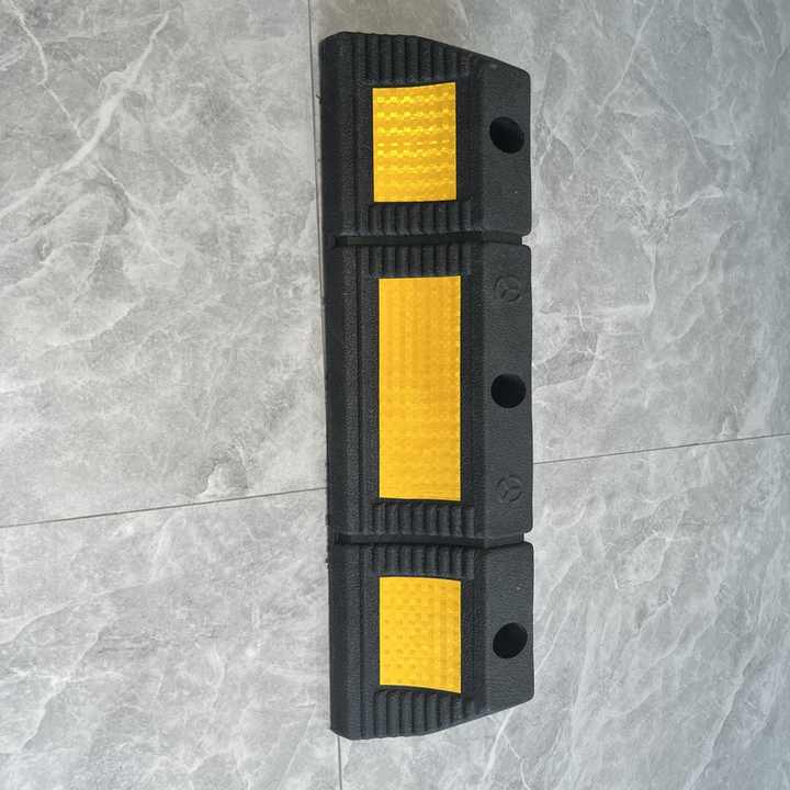 Aiko Recycled Rubber Parking Stop with Bolt-Down Design Adjustable Curb ...