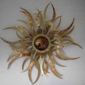 ของตกแต่งผนังที่มีสไตล์นาฬิกาแขวนผนังใหม่อุปกรณ์ตกแต่งบ้านศิลปะผนังโลหะเหล็กผู้ผลิตและส่งออก - Product Image 2