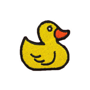 Eco-conscious fashion patches with <b>adhesive</b> backing and merrow border for sustainable embroidery solutions - Product Image 5