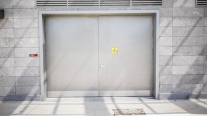 Portes coupe-feu contemporaines en acier inoxydable de haute qualité, à une ou deux battants, résistance au feu, différentes tailles disponibles - Product Image 5