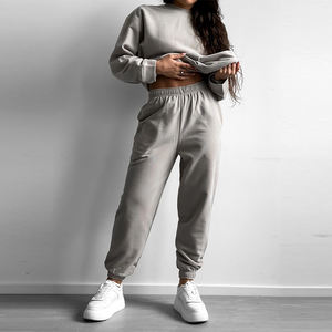 Pantalon baggy ample pour femme avec taille élastique Vente en gros Streetwear Fashion Flat Front Style - Product Image 6