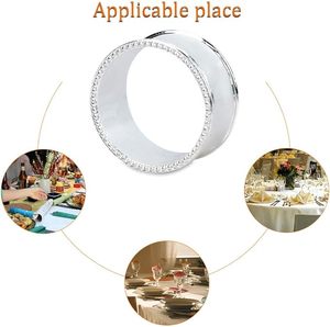 Servilletero de acero inoxidable hecho a mano con hebillas delicadas Soporte de mesa vintage de lujo para fiestas Hecho de latón y plástico - Product Image 2